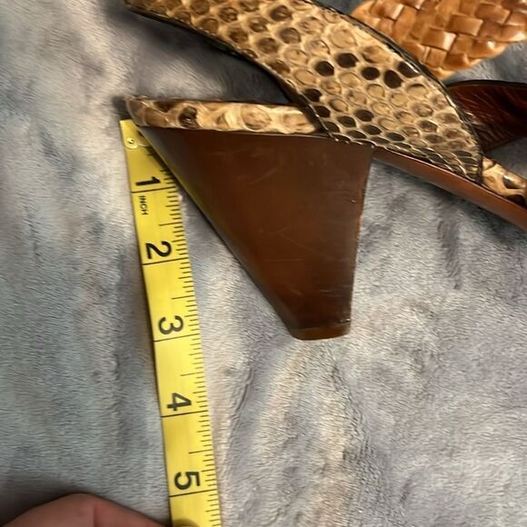 Cole Haan Snakeskin Genuine Python Women's Heels - Picture 8 of 9